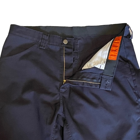 Red Kap Black Utility Work Crew Shorts Side Pocket, size 34 - Picture 3 of 6